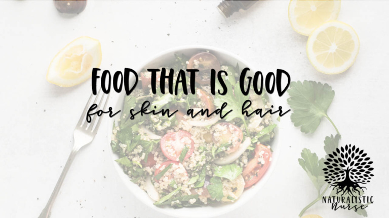 Food good for skin and hair