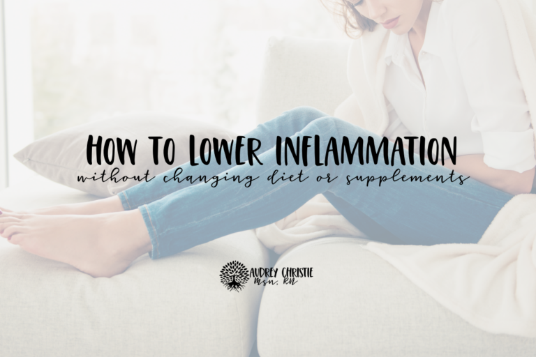 How to Lower Inflammation